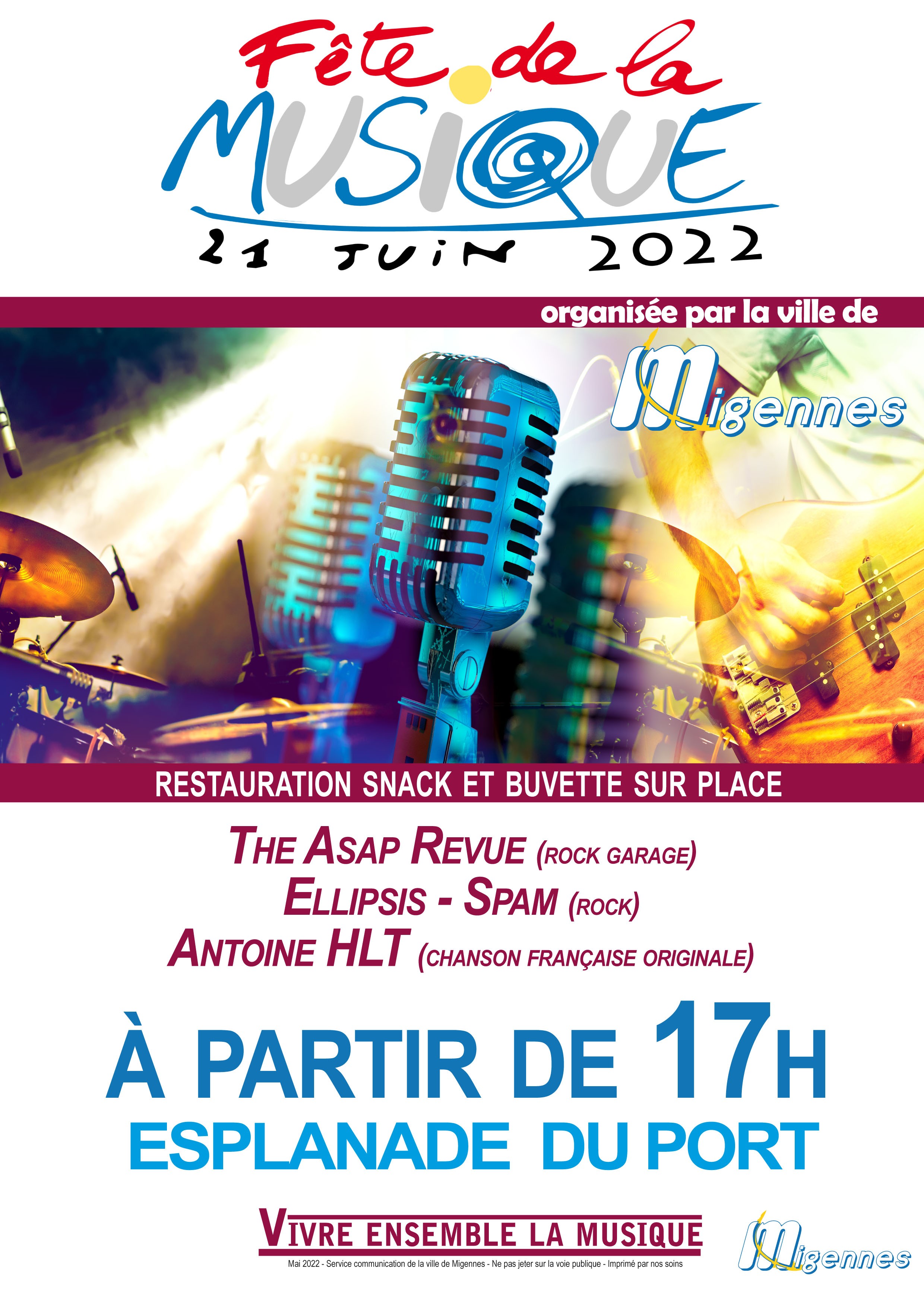 Fête de la musique à Migennes - 21 juin 2022