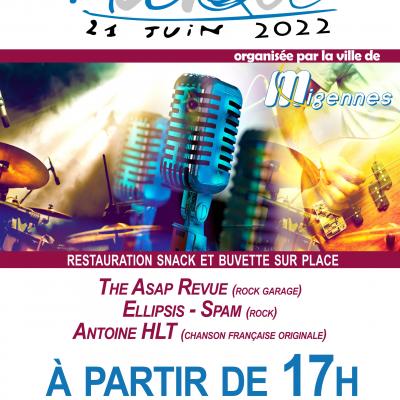 Fête de la musique à Migennes - 21 juin 2022