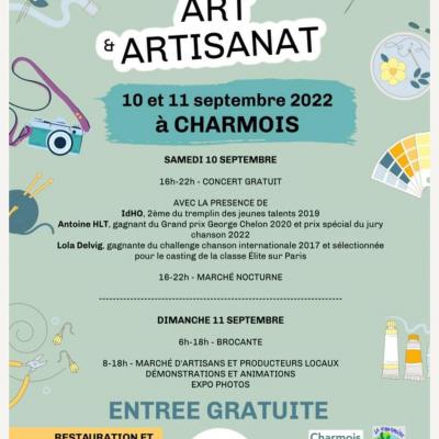Marché Art et Artisanat - Au fil de la meurthe - Charmois - 10 septembre 2022