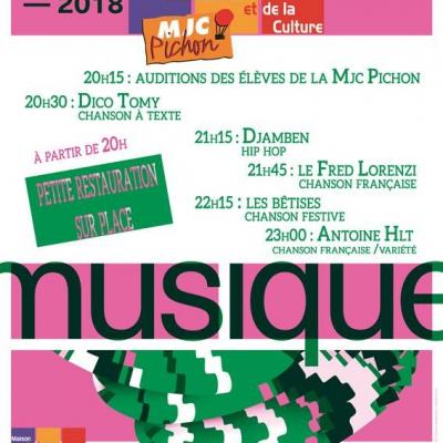 Fête de la musique - MJC Pichon à Nancy - 21 juin 2018