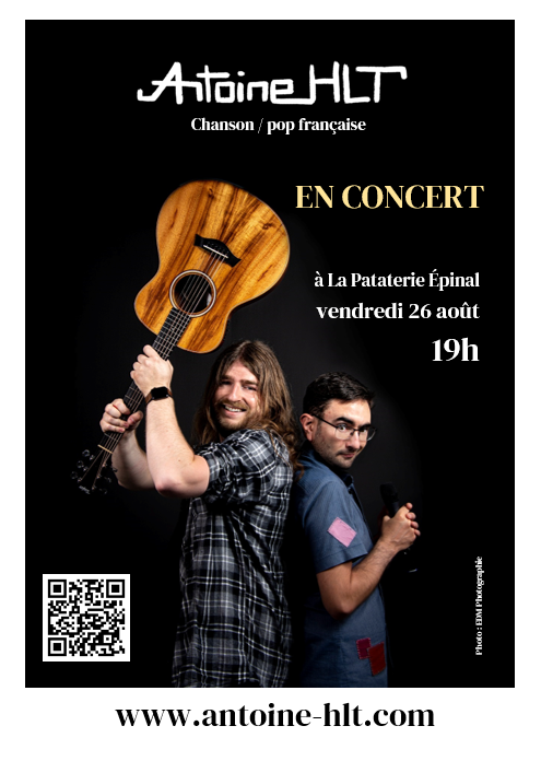 Antoine HLT en concert à La Pataterie Épinal - 26 août 2022