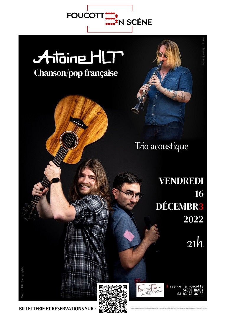 Antoine HLT en concert au théâtre de la Foucotte - 16 décembre 2022