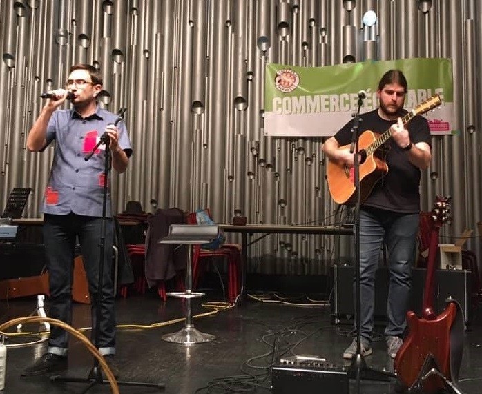 Concert au Marché équitable et solidaire de Tomblaine (54) - 14 décembre 2019