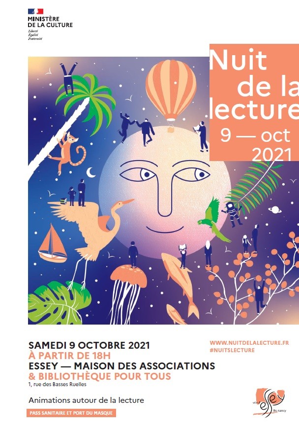 Nuit de la lecture - Maison des association d'Essey-lès-Nancy - 9 octobre 2021