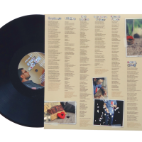 Vinyle petits morceaux fond transparent
